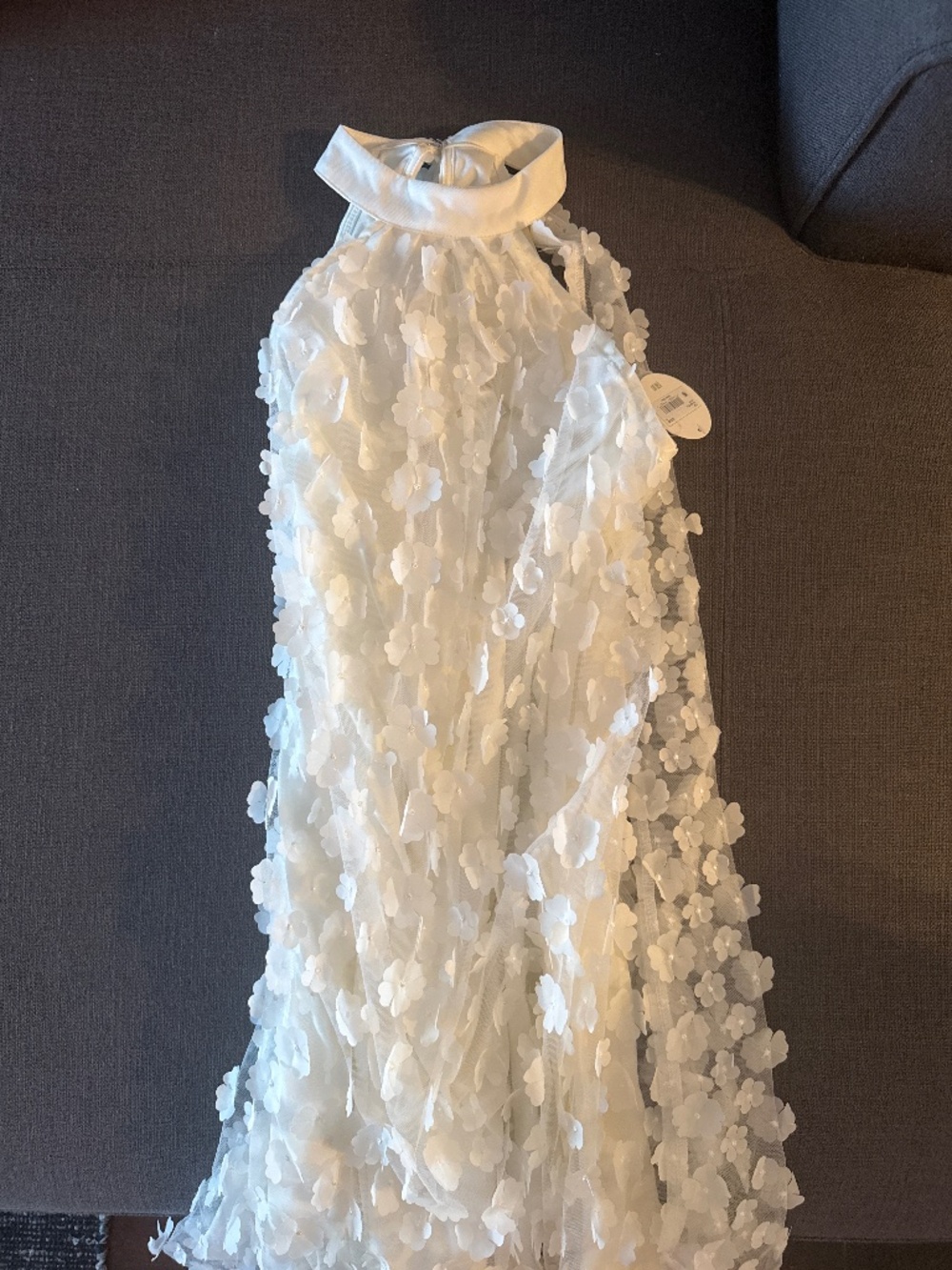 Tullabee White Cream Floral Dress